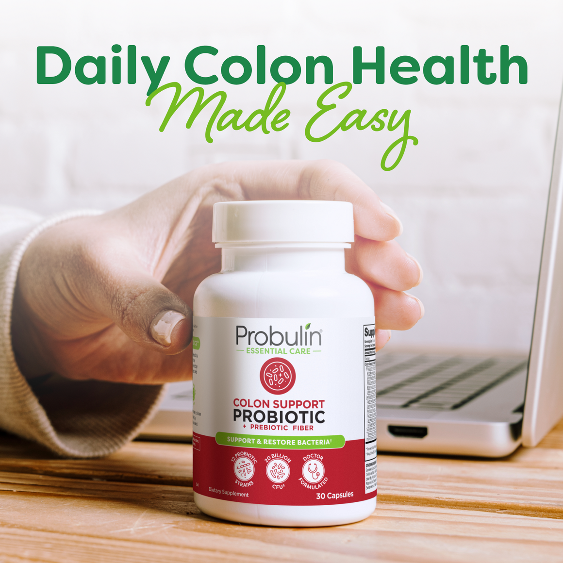 Colon Support Probiotic | Restore Your Colon’s Microbiome | Probulin