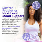 Visual breakdown of the botanical ingredients that make this the best mood probiotic for healthy stress levels.