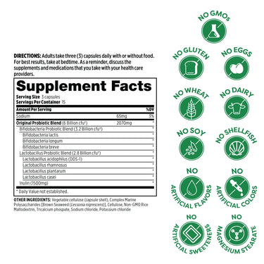 Original Formula Probiotic Capsules - 45 Count Probulin