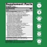 Total Care Probiotic Capsules - 60 Count Supplement Facts Panel